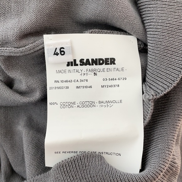 New Jil Sander 100% cotton cardigan - Picture 4 of 4